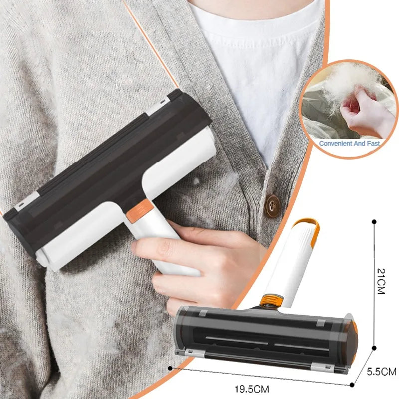 FurBuddy 2-in-1 lint roller for pet hair cleanup