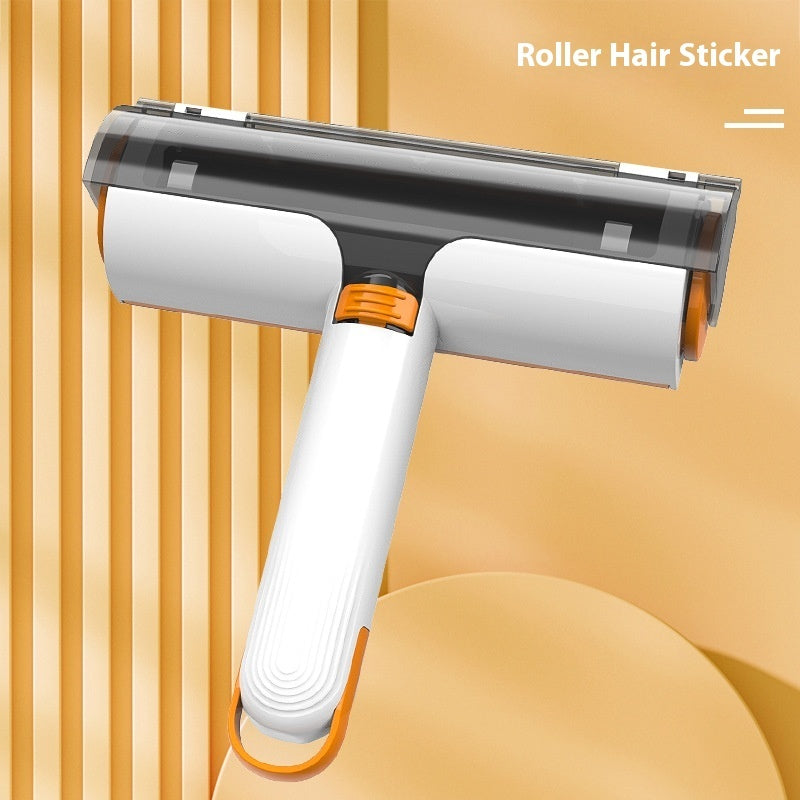 FurBuddy pet hair roller removing loose fur from fabric